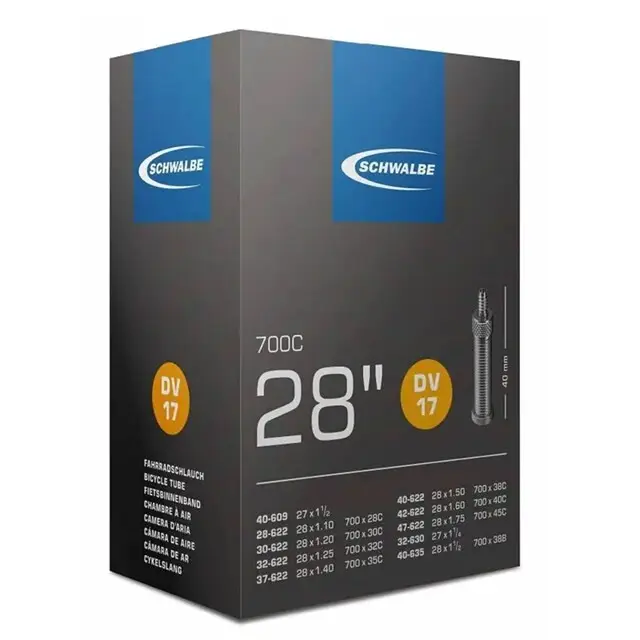 Groothandel Schwalbe BinnenbandFV/SV17 28 60mm Breed 28/47-622 32/40-635