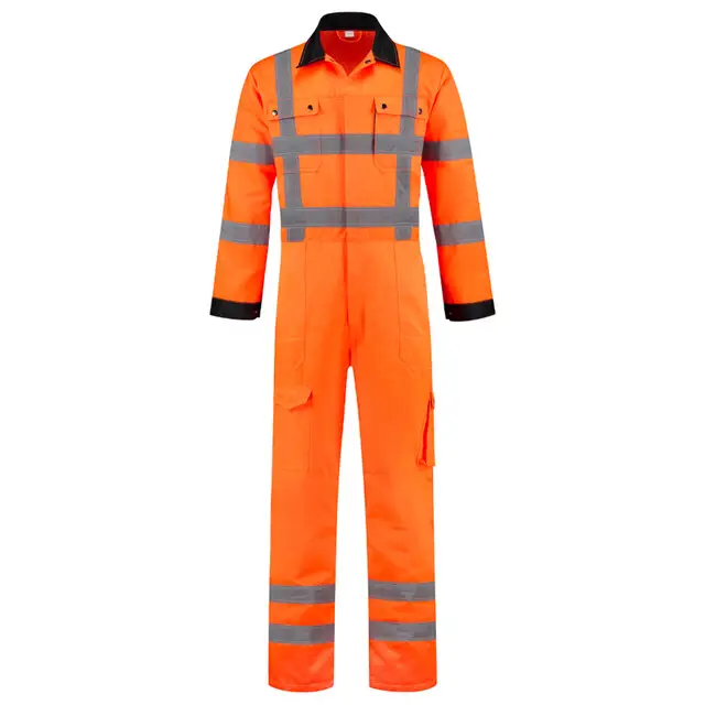 Must-Have De Boer Overall High Visibility Polyester/Katoen RWS Oranje Maat 70