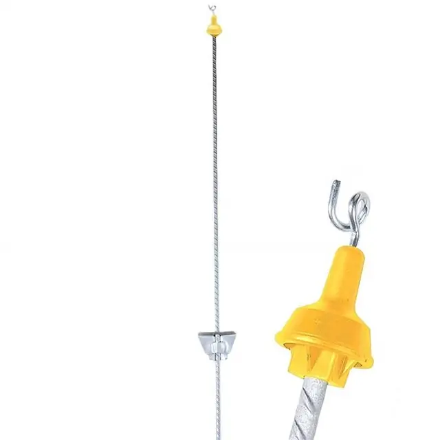 Gallagher Veerstalen Paal - Metalen Krulisolator Modern