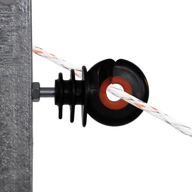 In De Mode Gallagher Ringisolator XDI Metalen Paal (10 Stuks) - Met moeren