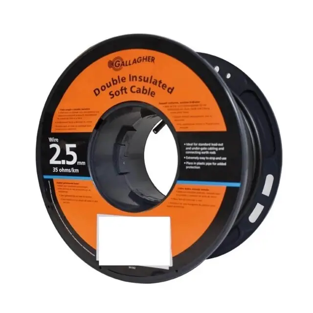 Grondkabel (Aanvoerkabel) Gallagher 1,6 MM - 50 Meter Beperkte Voorraad