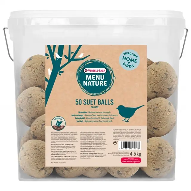 Nieuwe Collectie Versele-Laga Menu Nature Mezenbollen - 50 stuks