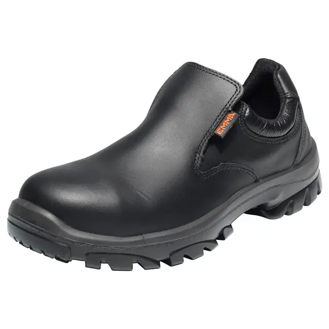 Trendy Emma Werkschoenen Venus S3 Instapper Zwart Maat 39