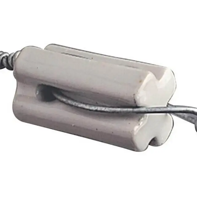 Gallagher Hoekisolator Porselein Recht - 6 Stuks Beste Prijs