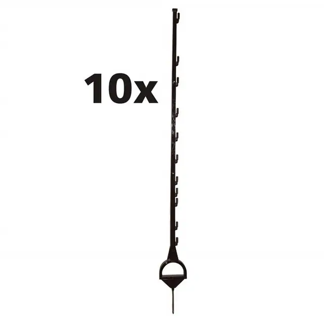 Gallagher Stijgbeugelpaal (2 x 5 Stuks / Terra) - 1,55 Meter Snelle Levering