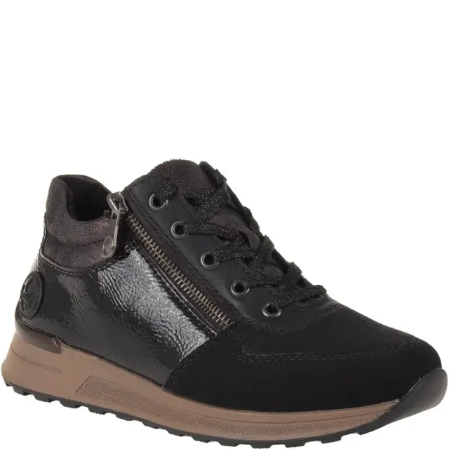 Rieker Dameslaars Rits/Veter Zwart Mt 39 Premium