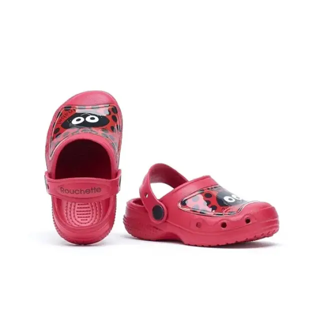 Koopje Rouchette Sabots Kids Anabel Rood 25