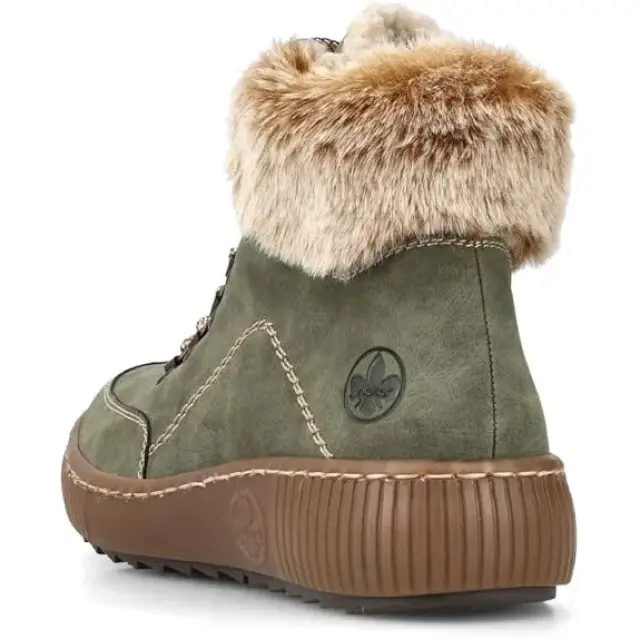 Rieker Dameslaars Veter Groen Mt 37 Handgemaakt