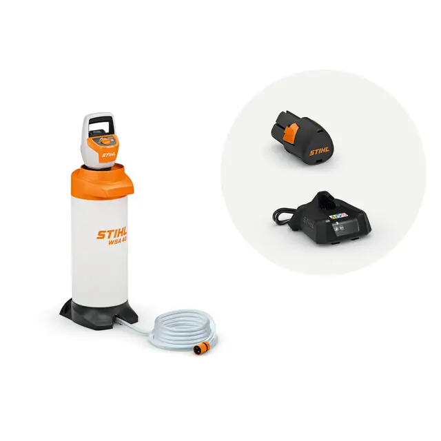 Garantie Inbegrepen Stihl WSA 40 Accu Drukwatertank - Met Accu en Lader