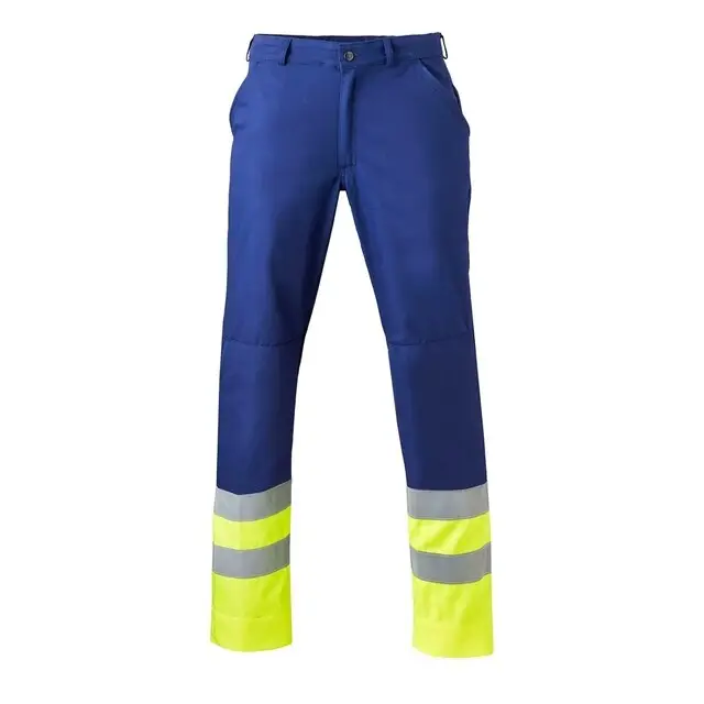 Betaalbaar HaVeP Werkbroek High Visibility 8397 Marine/Fluor geel Maat 64