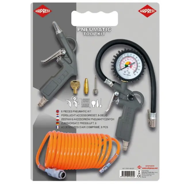 Airpress Accessoireset Compressor 6-delig Exclusieve Aanbieding