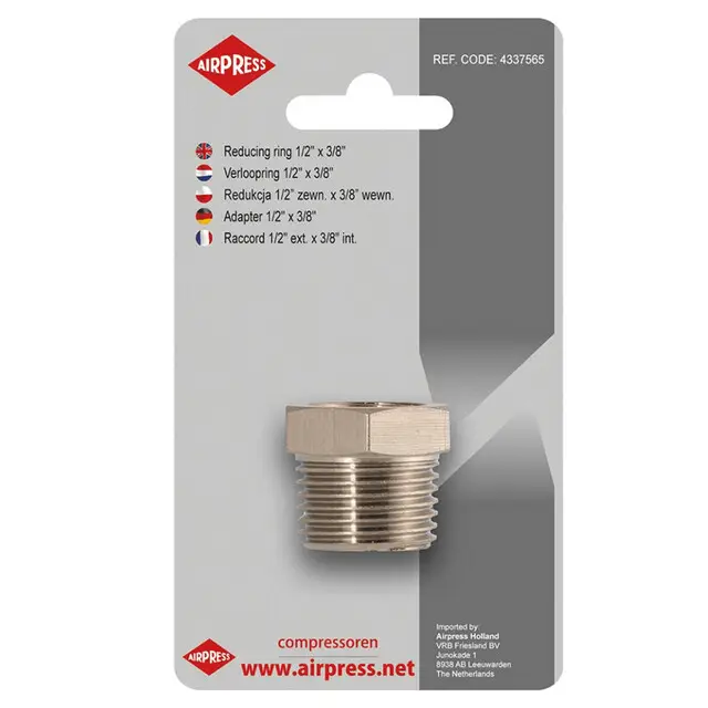 Bestel Nu Airpress Verloopring - 1/8" x 1/4"