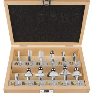 Beperkte Voorraad Makita Freesset 12-Dlg 8Mm D-53556