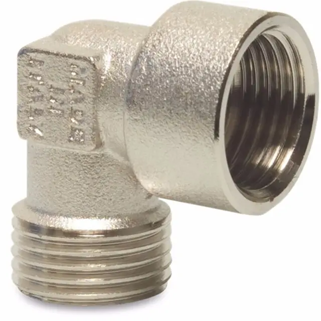 Multi-Fit Knie 90° messing 1/2 inch x 3/4 inch Gratis Verzending