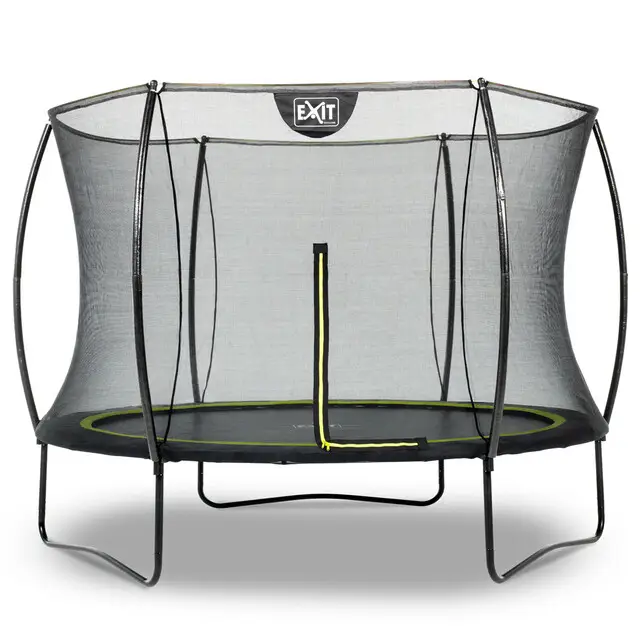 EXIT Trampoline Silhouette Regular Zwart - Ø 366 cm Safety Net Hete Deal