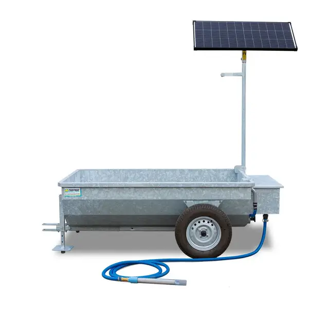 Uitverkoop Poortman Solar Mobiele Weidedrinkbak T1000-L50 - Met Bronpomp