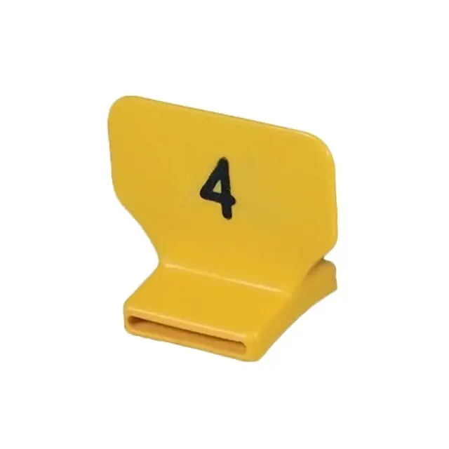 Topneknummer (Geel / Nummers 26 t/m 50) - Per Set Beperkt Aanbod