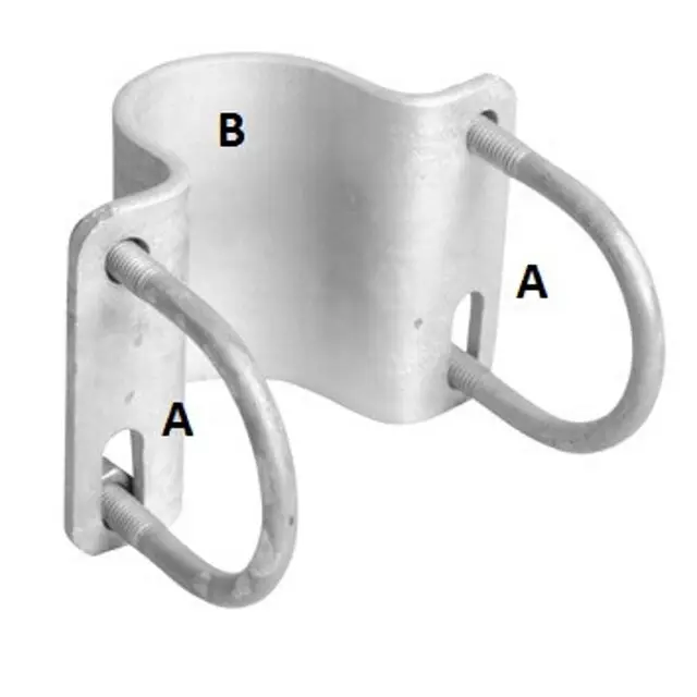 Bestseller Kapbeugelklem - 2 Duims x 2 Duims