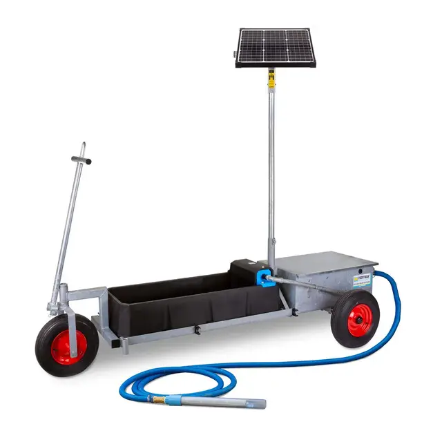 Poortman Solar Mobiele Weidedrinkbak T75-S90 - Met Bronpomp Finale Uitverkoop
