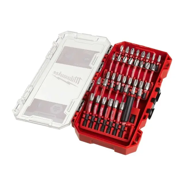Op = Op Milwaukee SHOCKWAVE Impact Duty Bit set - 38 stuks