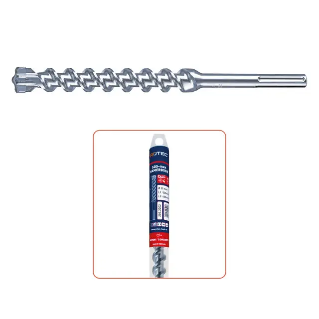 Rotec Hamerboor SDS-Max Quattro-X - Ø22,0 mm x 200/320 mm Gecertificeerd