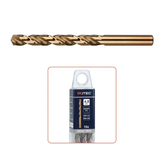 Veilige Betaling Rotec HSS-E Spiraalboor Type '111' DIN 338 N - Ø10,0 mm - 5 stuks