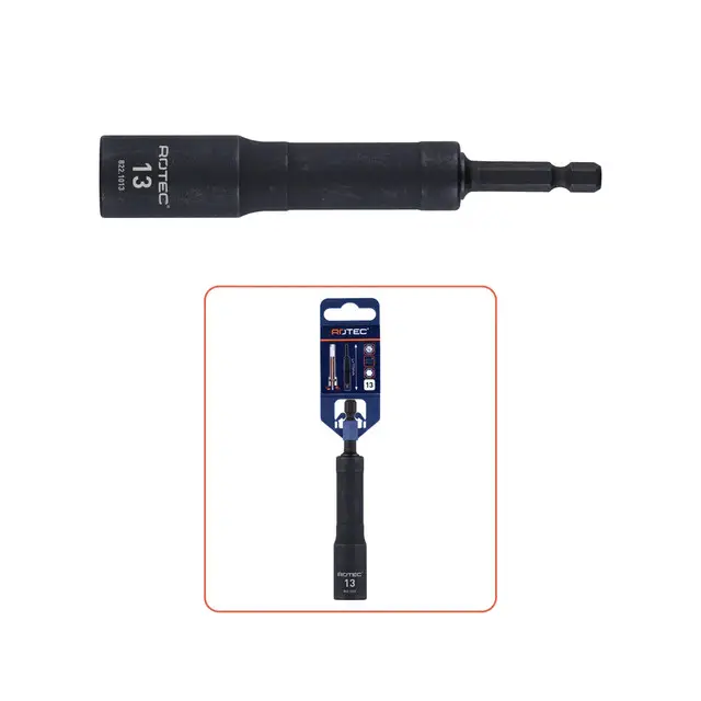 Nieuw Model Rotec Flexibele Hoekdopsleutel 15° - E6.3 1/4" - SW 17 x 115 mm