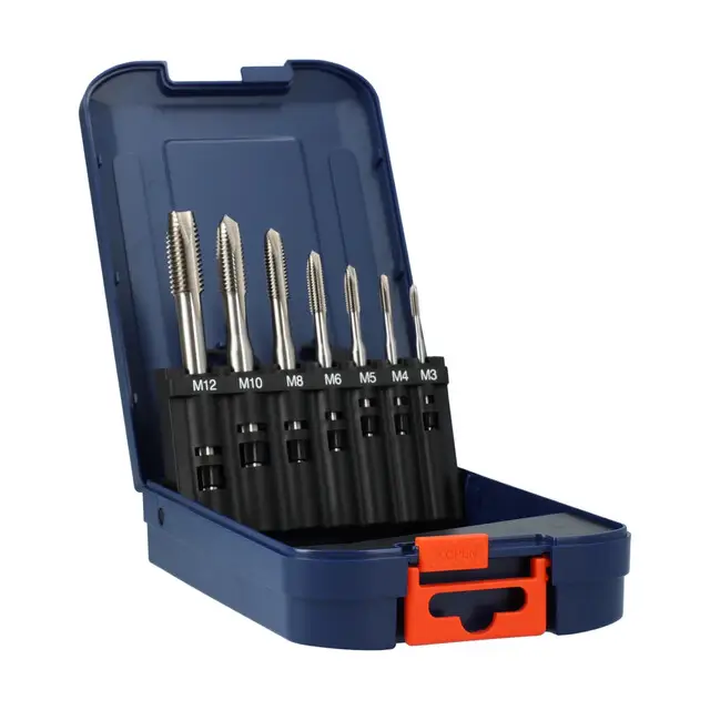 Rotec HSS-E Machinetappenset Type '320 - Doorlopend - M3-M12 - 7-delig Handgemaakt