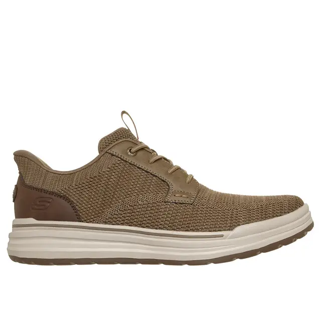Skechers Slip-Ins Taupe Knitted Mesh Maat 46 Laatste Kans