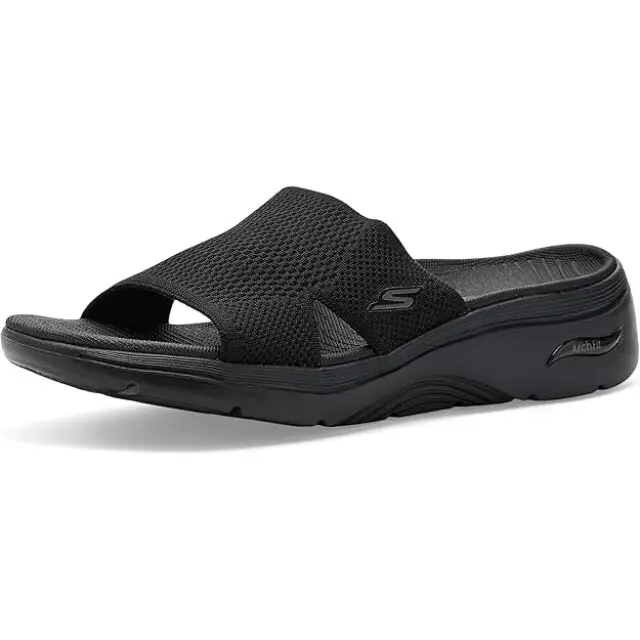 Skechers Go Walk Arch Fit 2.0 Sandal Bbk 42 Laatste Kans