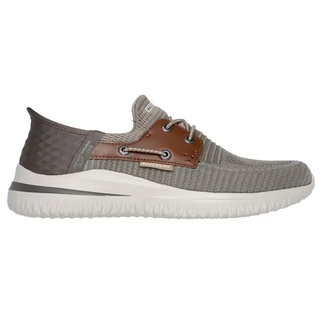 Skechers Delson 3.0 - Roth Taupe Bruin 45 Snelle Levering