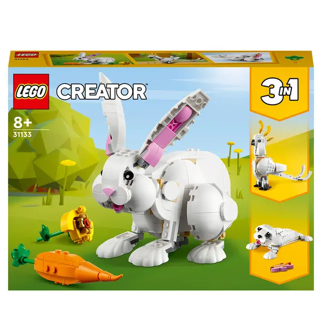 LEGO Creator 31133 - 3-in-1 Wit konijn Nu Kopen