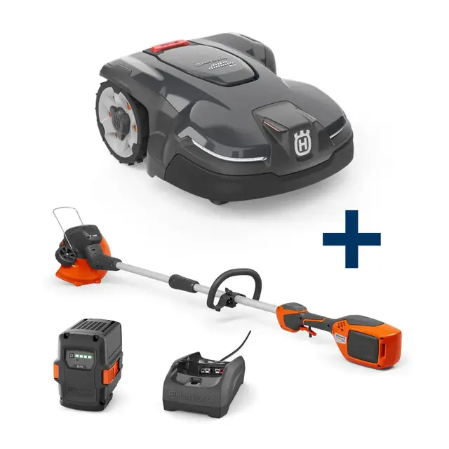 Husqvarna Automower 415X + Accutrimmer Incl. Accu en Lader Favoriet