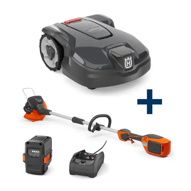 Lage Prijs Husqvarna Autmower 310 Mark II + Accutrimmer Incl. Accu en Lader