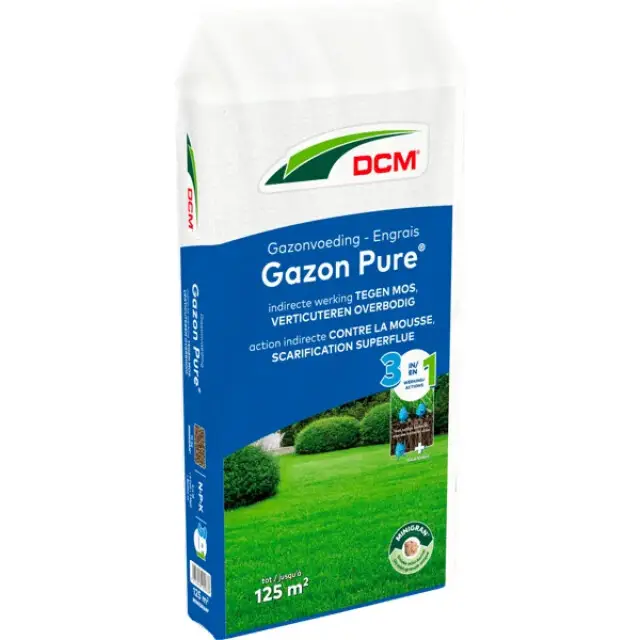 Hoge Kwaliteit DCM Gazonvoeding Gazon Pure® 125 m² (10 kg)