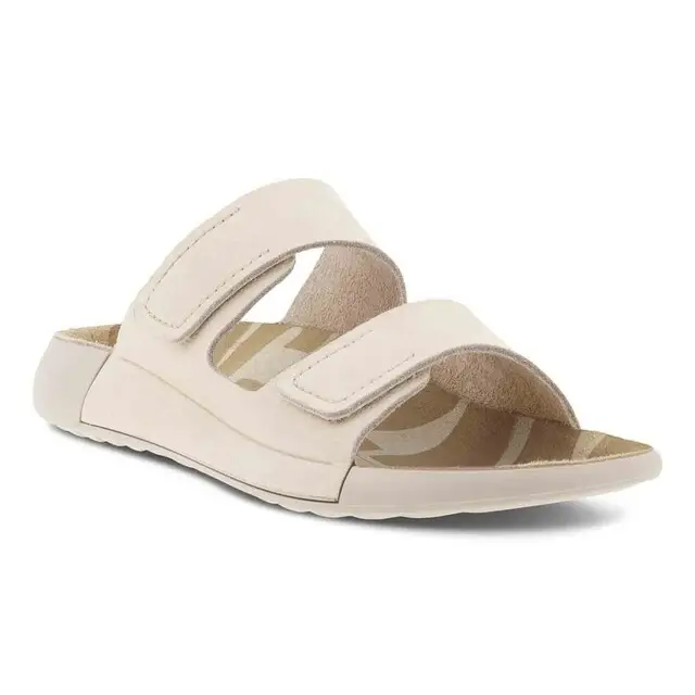 ECCO Cozmo Sandalen Dames Lea Limestone - Maat 41 Express Levering