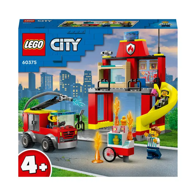 Groothandel LEGO City 60375 - De Brandweerkazerne en de Brandweerwagen