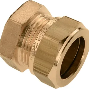 Beperkte Voorraad Bonfix knelkoppeling - Eindkoppeling - 10mm - Messing