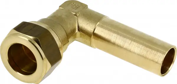 Nieuw Model Bonfix knelkoppeling - Inschuifkniekoppeling - 22mm x 22u - Messing