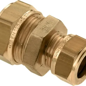 Uitverkoop Bonfix knelkoppeling - Overschuifkoppeling - 12mm x 10mm - Messing