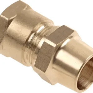 Knelfitting BELGAS - Schroefbus - 1/2” x 15mm Meest Verkocht