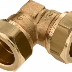 Bonfix knelkoppeling - Kniekoppeling - 12x12mm - Messing Gereduceerde Prijs