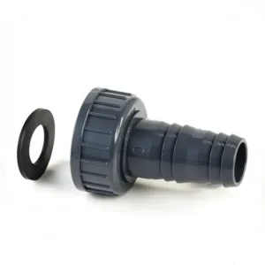 Druk PVC slangtule met wartel - 1-1/4” x 25-28mm - 10 bar Wereldwijde Verzending