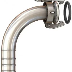 Dallai bocht 90gr M-deelxslangtule - type C - verzinkt - 89 x 76 mm Express Levering