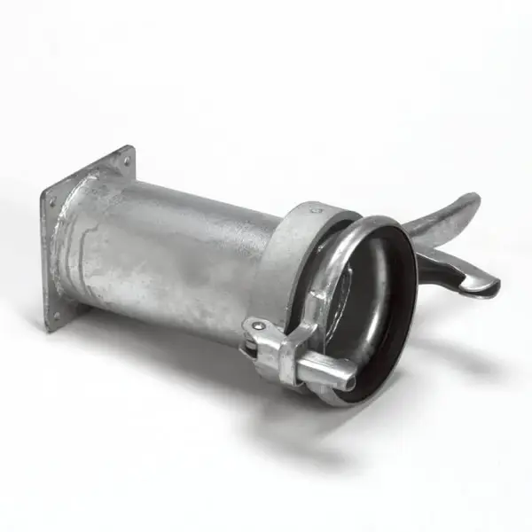 Speciale Aanbieding Dallai M-deel + buis x vierkantflens - type C - verzinkt - 159 mm x 6