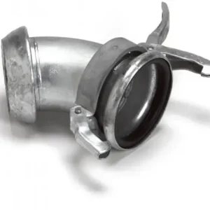 Trendy Dallai bocht 45gr V-deel x M-deel - type C - verzinkt -159 mm