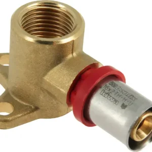 Tijdelijk Beschikbaar Bonfix Perskoppeling - 1x Alu-pers 1x Binnendraad - Muurplaatkoppeling - 1/2” x 16 Hoogte = 35 mm