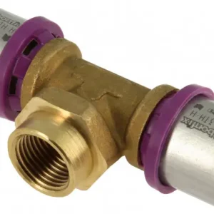 Weekendaanbieding Bonfix Perskoppeling - 2x Alu-pers - 1x Binnendraad - T-koppeling - 26 x 3/4” x 26mm