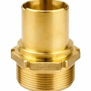 Tankwagenkoppeling met gladde Slangtule - Messing - 25mm x 1” buitendraad Hete Deal