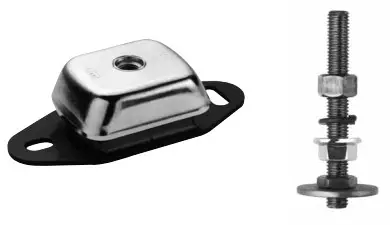 Veilige Betaling Machine voet PC 184 x 75 x 50 140 - 45 Shore A DNV